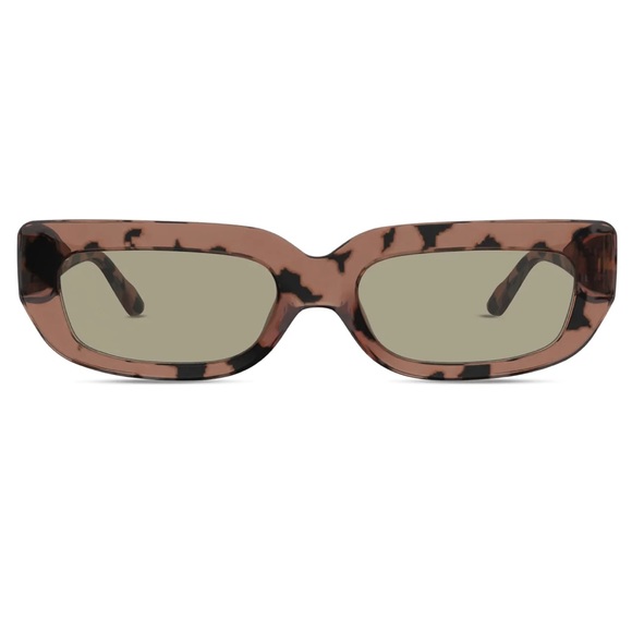 SWWAY San Fran Slim Sunglasses in Pink Tortoise - Picture 2 of 4